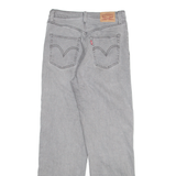 LEVI'S Womens Jeans Grey Regular Skinny Stone Wash W27 L29