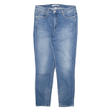 CALVIN KLEIN JEANS Womens Jeans Blue Slim Skinny Stone Wash W31 L26