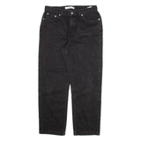 TOMMY HILFIGER Womens Jeans Black Regular Straight W30 L28