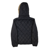 LEVI'S Womens Quilted Jacket Black Hooded M