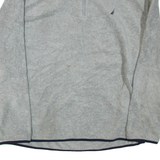 NAUTICA Pullover Mens Fleece Jacket Grey XL