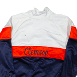 CHAMPION Clemson Tigers Mens Track Jacket White Colourblock XL
