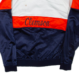 CHAMPION Clemson Tigers Mens Track Jacket White Colourblock XL