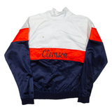 CHAMPION Clemson Tigers Mens Track Jacket White Colourblock XL