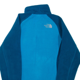 THE NORTH FACE Womens Fleece Jacket Blue Colourblock XS