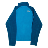 THE NORTH FACE Womens Fleece Jacket Blue Colourblock XS
