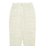 APRIO Womens Trousers Beige Regular Tapered W26 L29