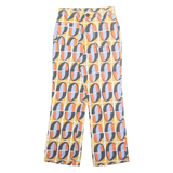 Womens Trousers Orange Regular Bootcut W26 L26