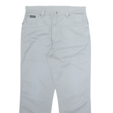 WRANGLER Mens Trousers Grey Regular Tapered W36 L32