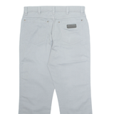 WRANGLER Mens Trousers Grey Regular Tapered W36 L32