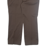 ACKERMAN Chino Mens Trousers Brown Relaxed Straight W40 L28