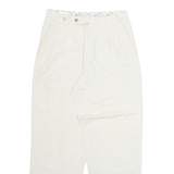 LINEA DUE Workwear Womens Trousers Beige Regular Straight W30 L31