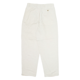 LINEA DUE Workwear Womens Trousers Beige Regular Straight W30 L31