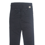 CARHARTT Chino Mens Trousers Black Regular Straight W28 L32