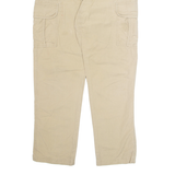 L.L BEAN Cargo Workwear Mens Trousers Beige Regular Straight W36 L32