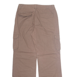 SAIX Cargo Workwear Mens Trousers Brown Regular Straight W30 L32