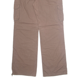 SAIX Cargo Workwear Mens Trousers Brown Regular Straight W30 L32