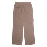 SAIX Cargo Workwear Mens Trousers Brown Regular Straight W30 L32
