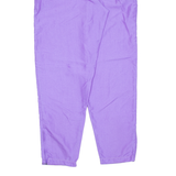 Womens Track Pants Purple Tapered M W28 L31