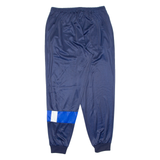ADIDAS Mens Track Pants Blue Tapered XL W31 L32