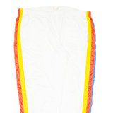 Mens Track Pants White Tapered 2XL W38 L28