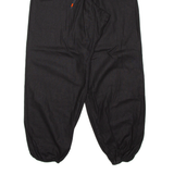 WU DESIGNS Mens Track Pants Black Tapered M W25 L33