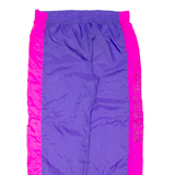 PLAYCREW Womens Track Pants Purple Tapered L W38 L34
