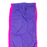 PLAYCREW Womens Track Pants Purple Tapered L W38 L34