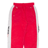 ELVIA Lined Womens Track Pants Red Tapered S W28 L29