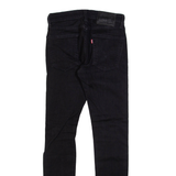 LEVI'S 512 BIG E Jeans Mens Black Slim Tapered W28 L32
