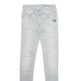 G-STAR Womens Jeans Grey Regular Skinny Stone Wash W26 L33
