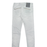 G-STAR Womens Jeans Grey Regular Skinny Stone Wash W26 L33