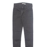 LEVI'S 710 Womens Jeans Black Regular Skinny W26 L32