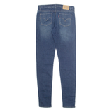 LEVI'S 710 Womens Jeans Blue Regular Tapered Stone Wash W28 L32