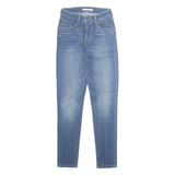 LEVI'S 721 Womens Jeans Blue Regular Tapered Stone Wash W23 L27