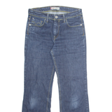 LEVI'S 627 Womens Jeans Blue Regular Straight Stone Wash W28 L28