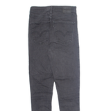 LEVI'S Premium Womens Jeans Grey Regular Tapered W28 L30