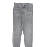 LEVI'S Womens Jeans Grey Slim Skinny W25 L30