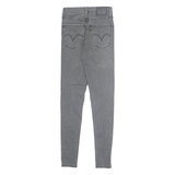 LEVI'S Womens Jeans Grey Slim Skinny W25 L30