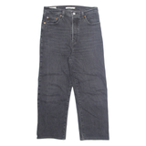 LEVI'S BIG E Womens Jeans Grey Regular Straight W29 L24