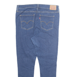 LEVI'S 310 Womens Jeans Blue Regular Skinny Stone Wash W32 L27