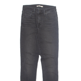 LEVI'S 721 Womens Jeans Black Regular Skinny W26 L30