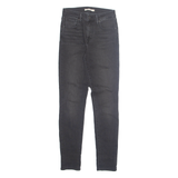 LEVI'S 721 Womens Jeans Black Regular Skinny W26 L30