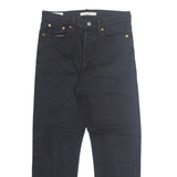 LEVI'S BIG E Womens Jeans Black Regular Skinny W26 L26