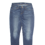 LEVI'S Womens Jeans Blue Regular Skinny Stone Wash W25 L32