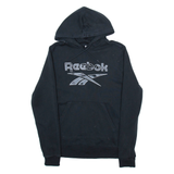 REEBOK Mens Black Hoodie M