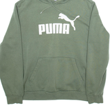 PUMA Mens Green Hoodie M