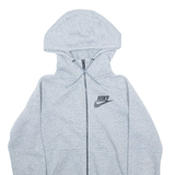 NIKE Mens Grey Hoodie Full Zip XS