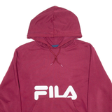 FILA Womens Red Hoodie M