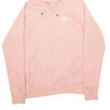NIKE Womens Pink Hoodie S